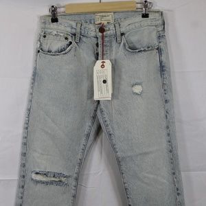 Current Elliott The Crossover Straight Leg Jeans